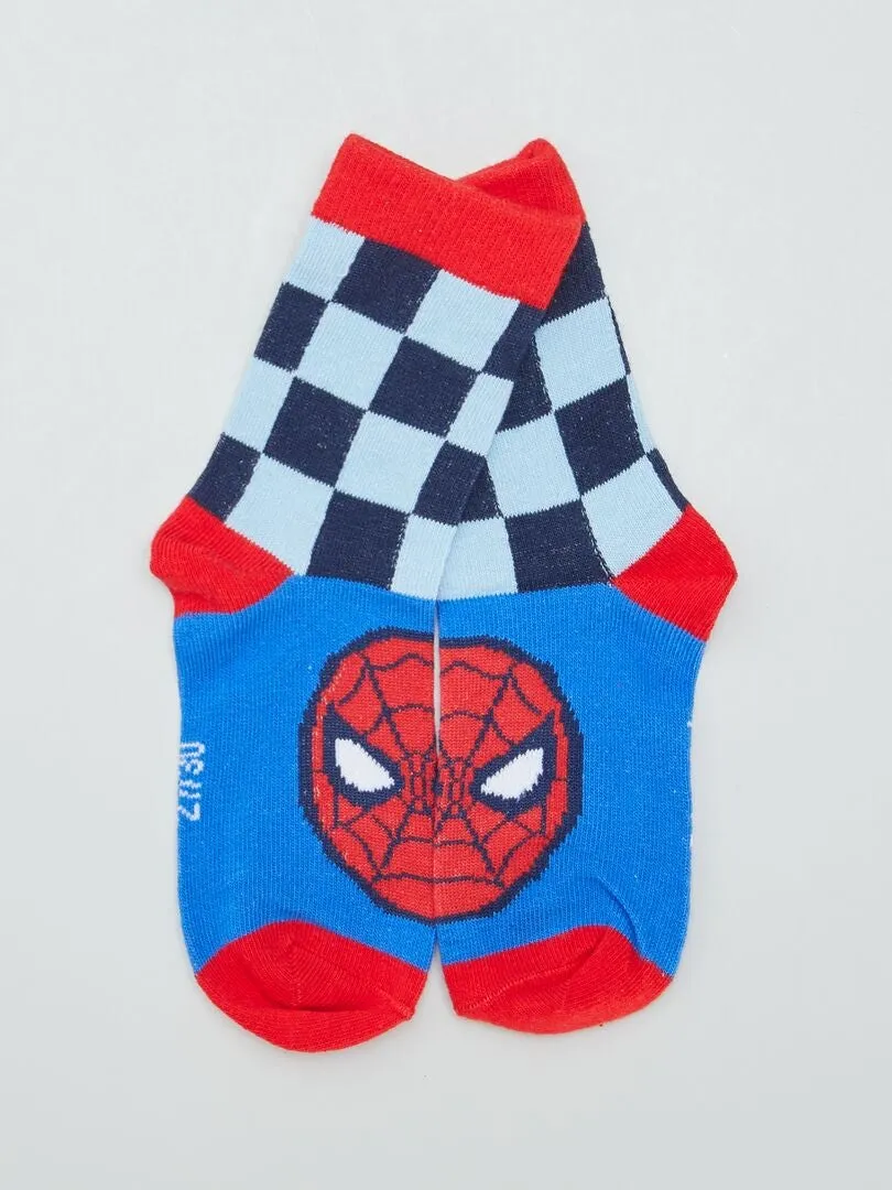 Pack de calcetines 'Spider-man' - 3 pares - ROJO